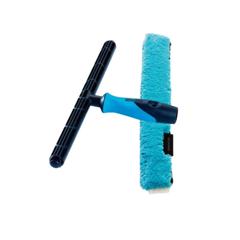 Manchons microfibres et supports en T Moerman pour lavage de vitres